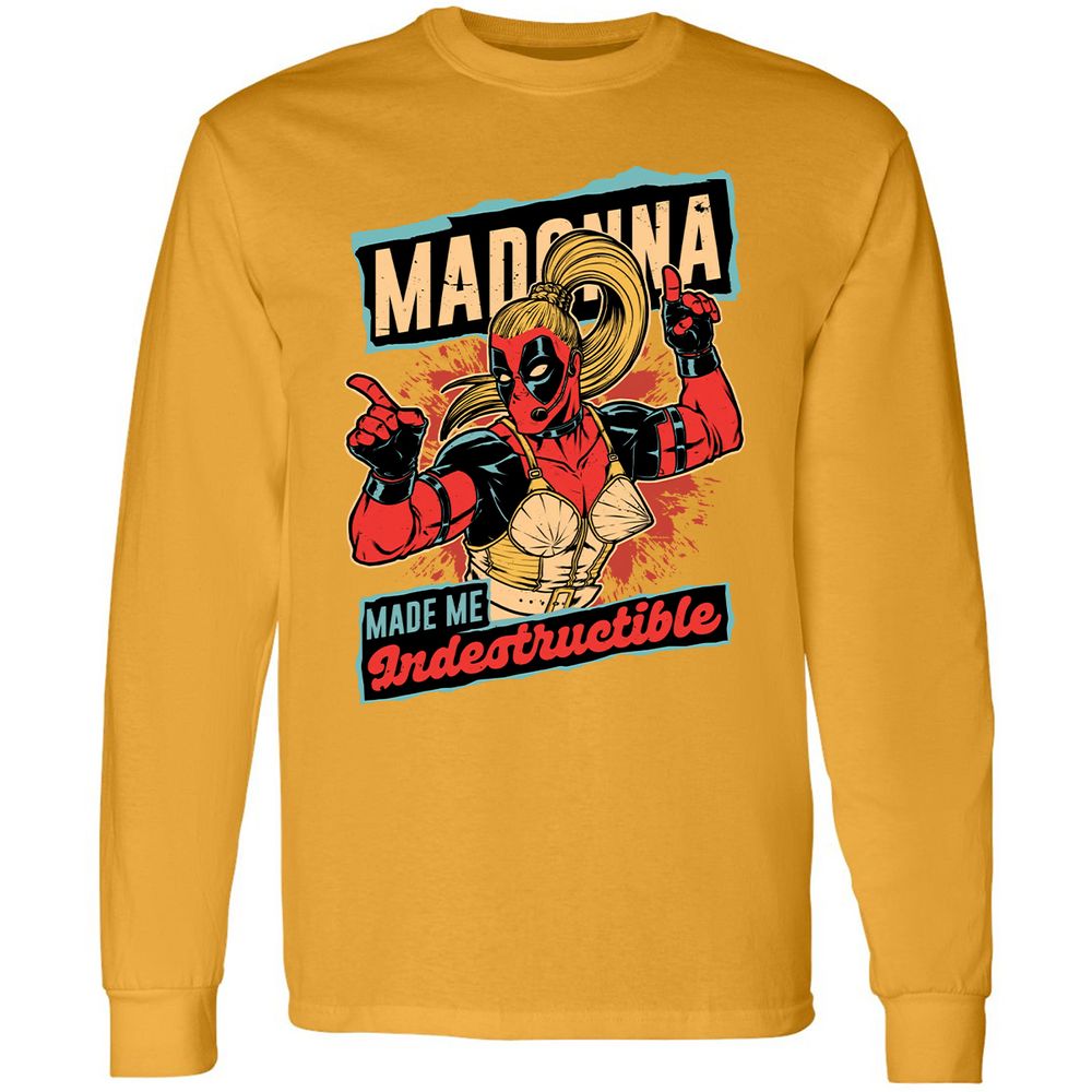 Long Sleeve T-Shirt - YCY1FWUT - Gold - 9