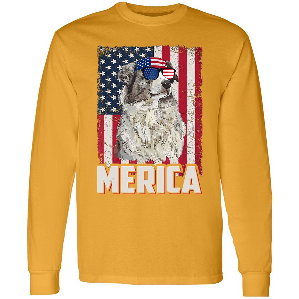 Long Sleeve T-Shirt - 24QAPXBF - Gold - 9