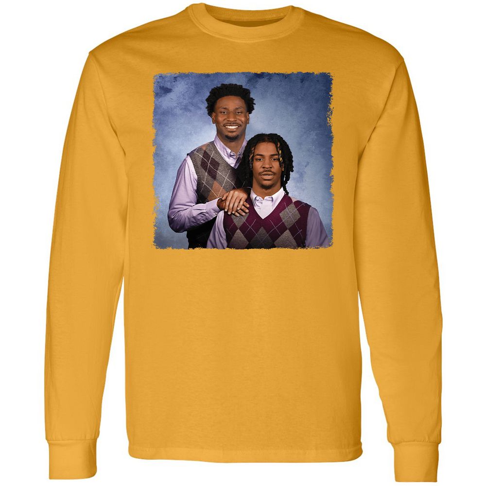 Long Sleeve T-Shirt - QP32UDHM - Gold - 9