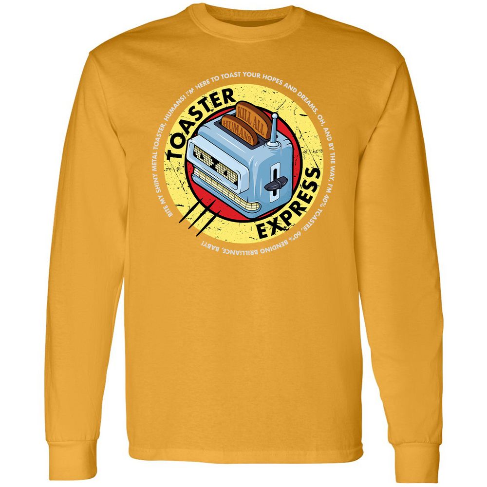 Long Sleeve T-Shirt - UPWF6Y5M - Gold - 9