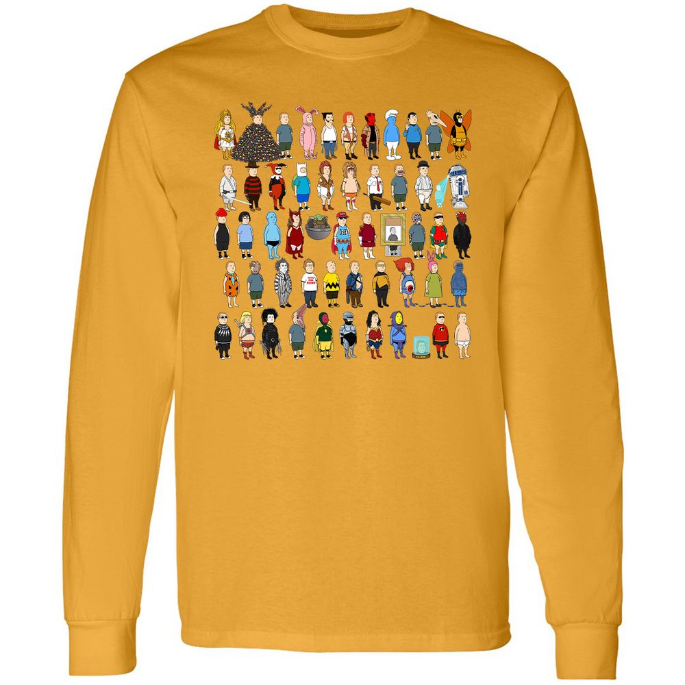 Long Sleeve T-Shirt - F666QLFT - Gold - 9