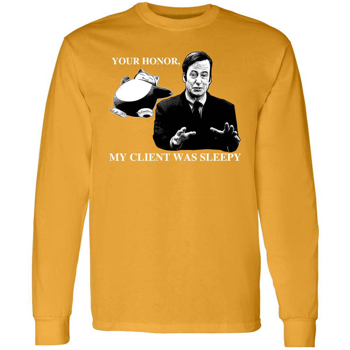 Long Sleeve T-Shirt - Z76VYP2R - Gold - 9