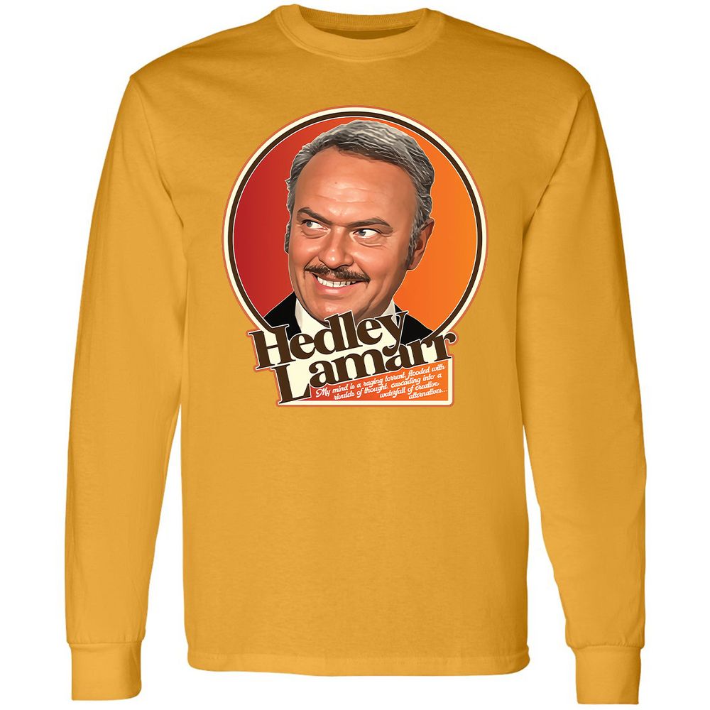 Long Sleeve T-Shirt - RTZXHZPM - Gold - 9