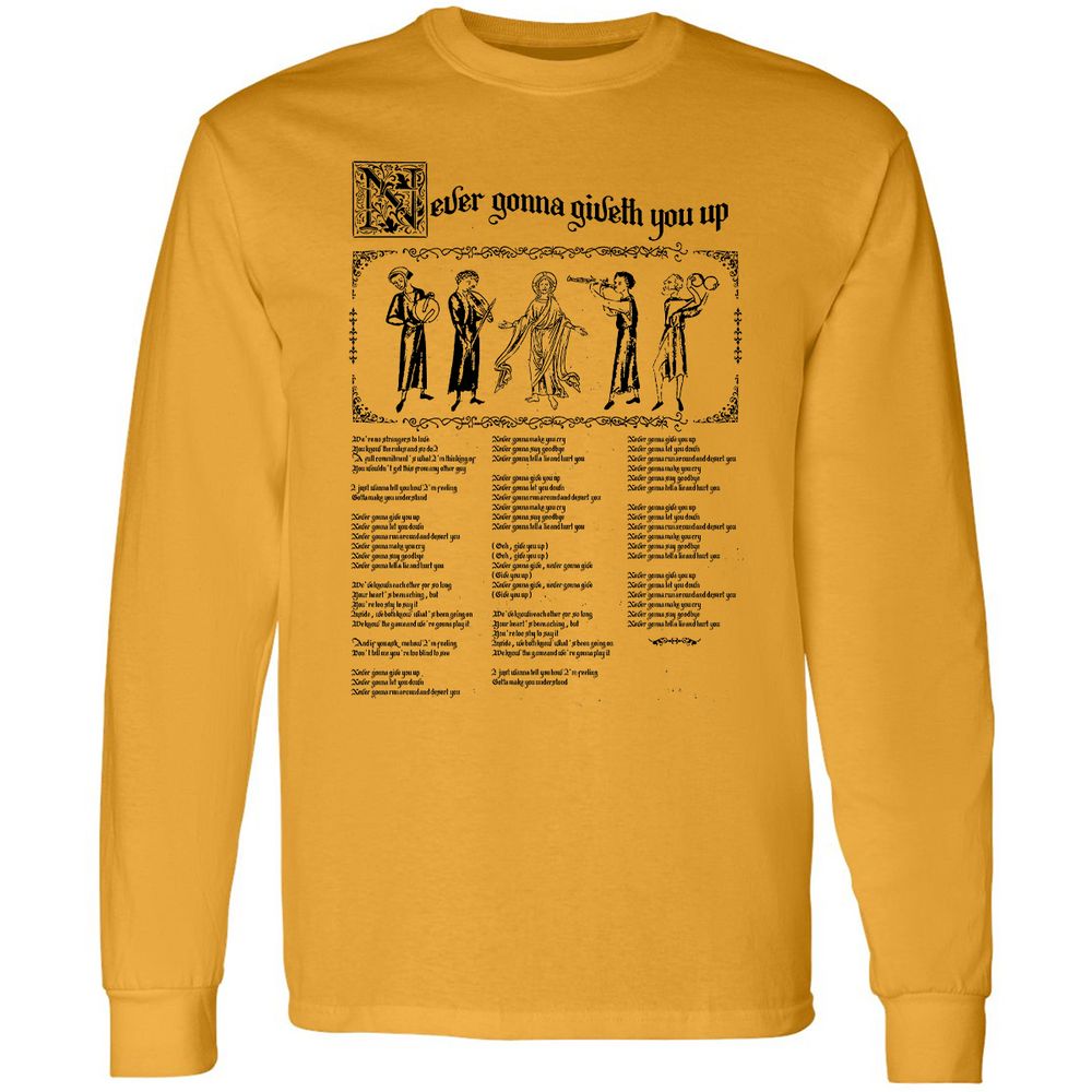 Long Sleeve T-Shirt - JCP5CBZ5 - Gold - 9