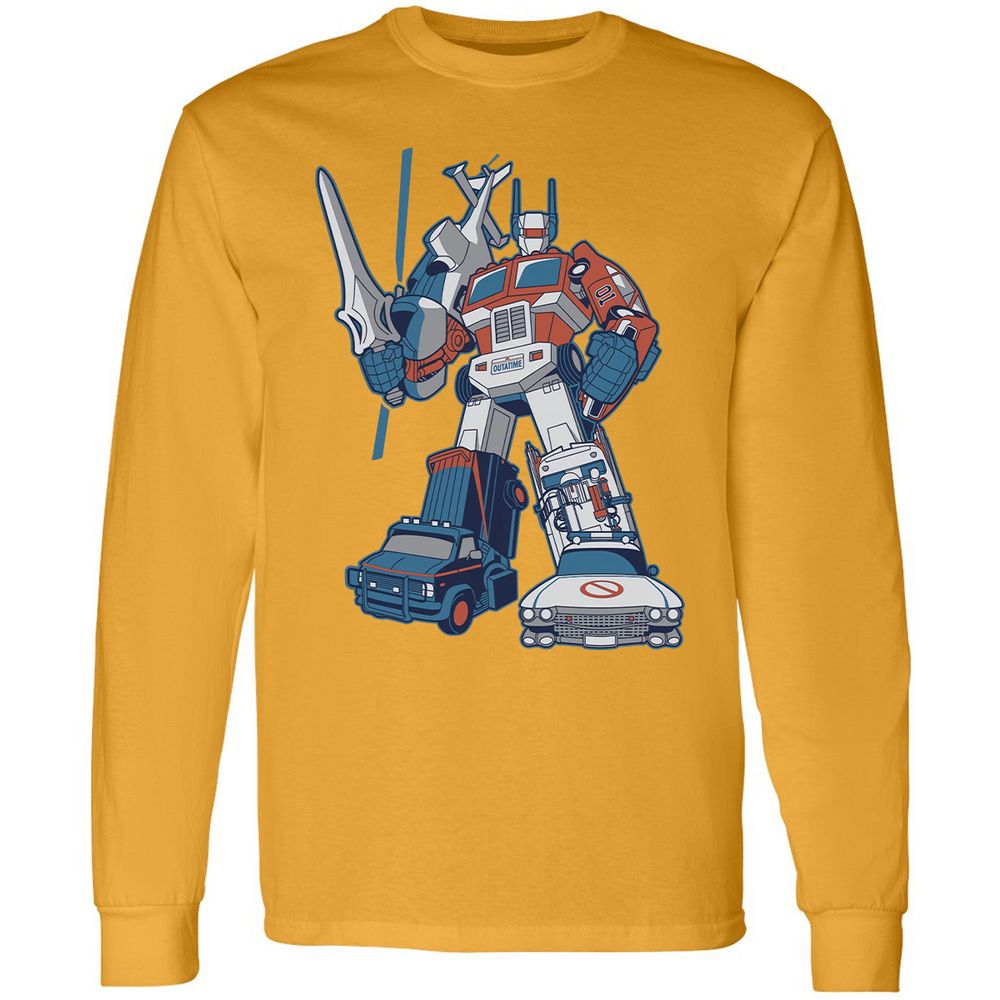 Long Sleeve T-Shirt - RFGZE3G5 - Gold - 9