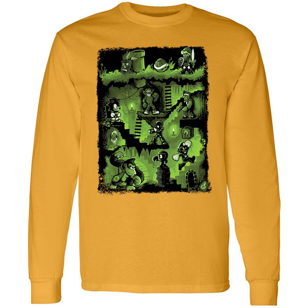 Long Sleeve T-Shirt - 2PY8ZN9R - Gold - 9