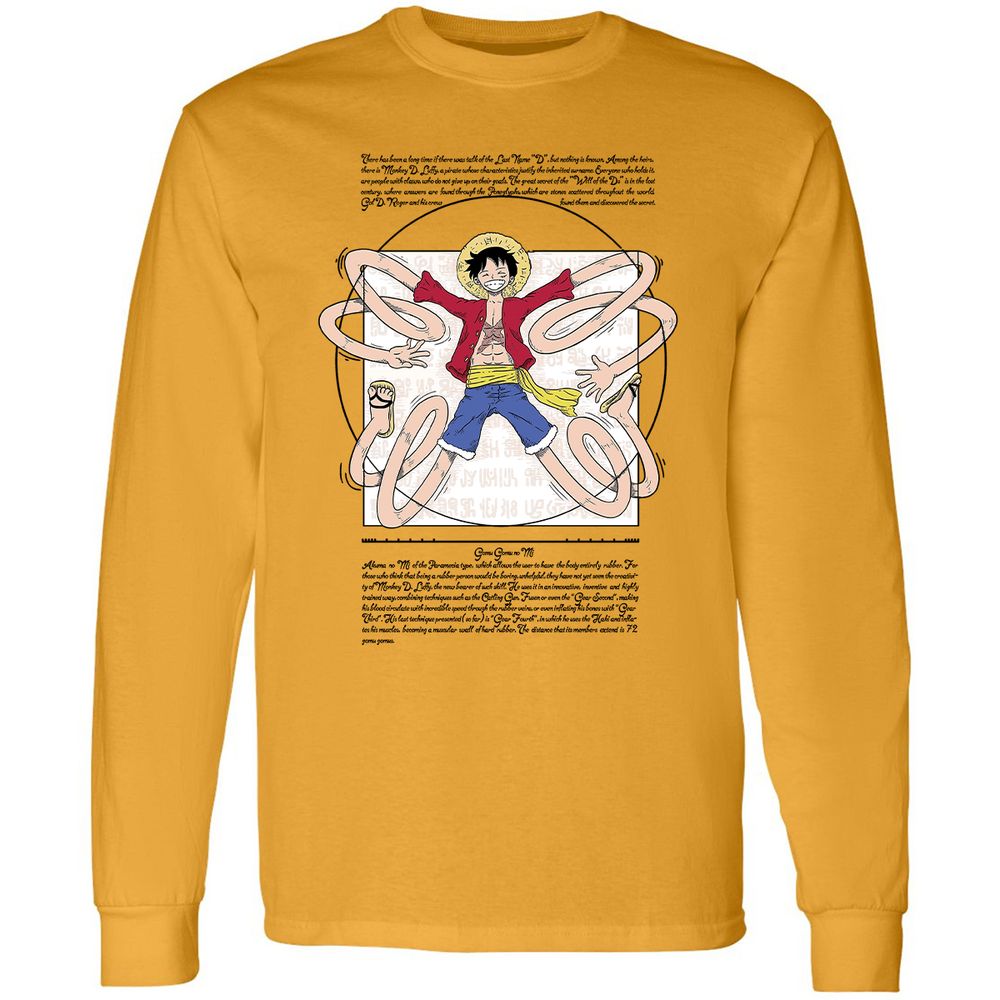 Long Sleeve T-Shirt - CG6R8PGU - Gold - 9