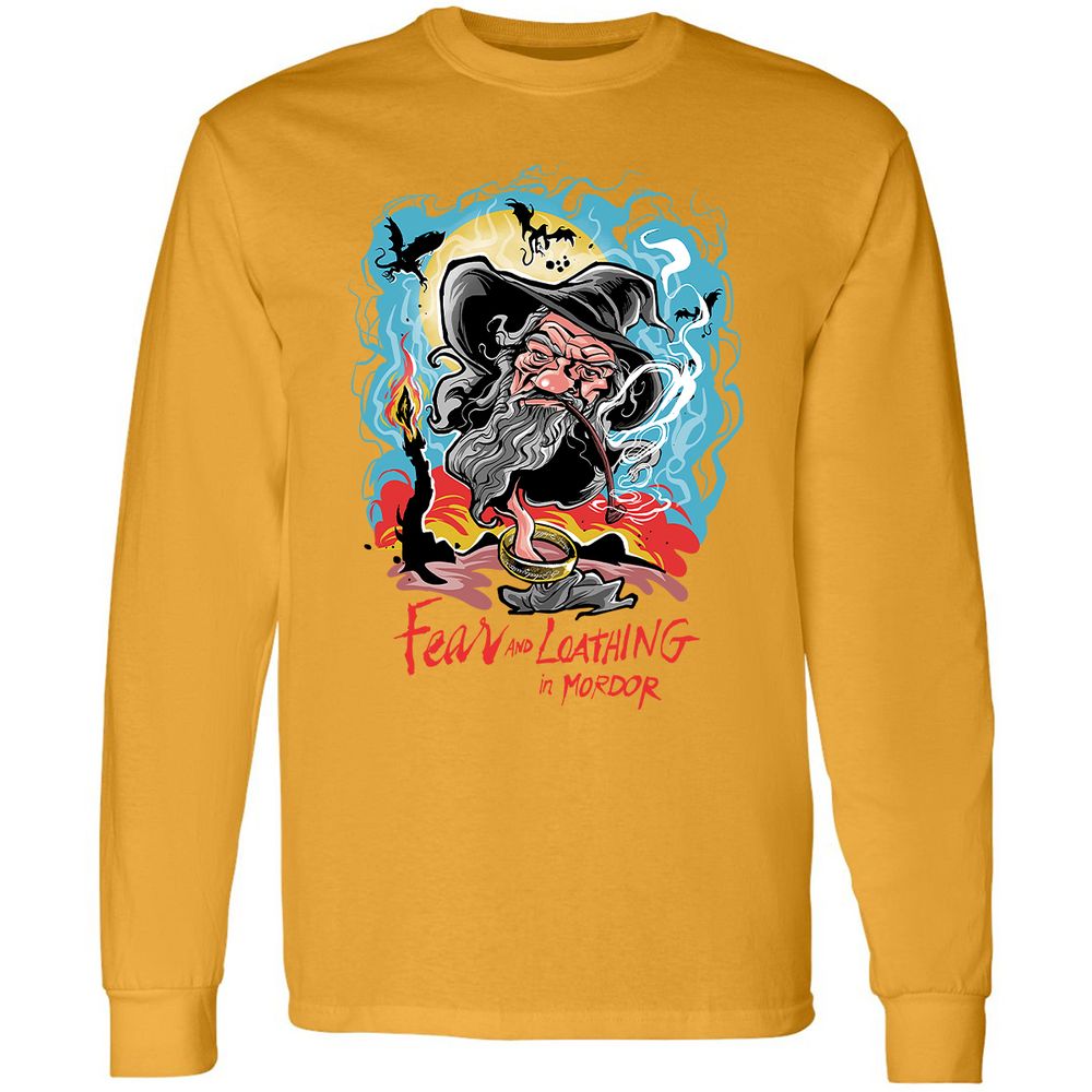 Long Sleeve T-Shirt - TQQF4X9Y - Gold - 9