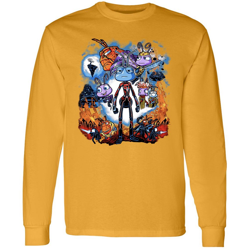 Long Sleeve T-Shirt - VQLBHVP4 - Gold - 9