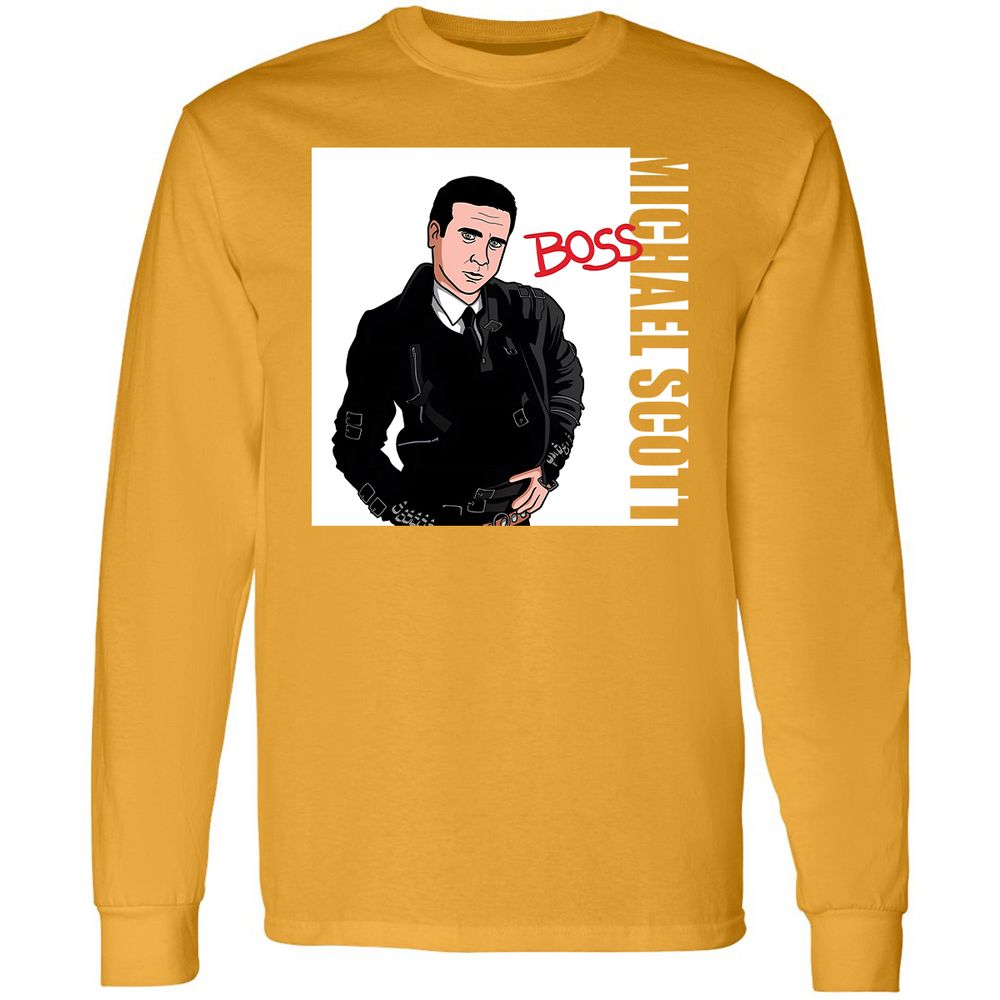 Long Sleeve T-Shirt - UESNTX7T - Gold - 9