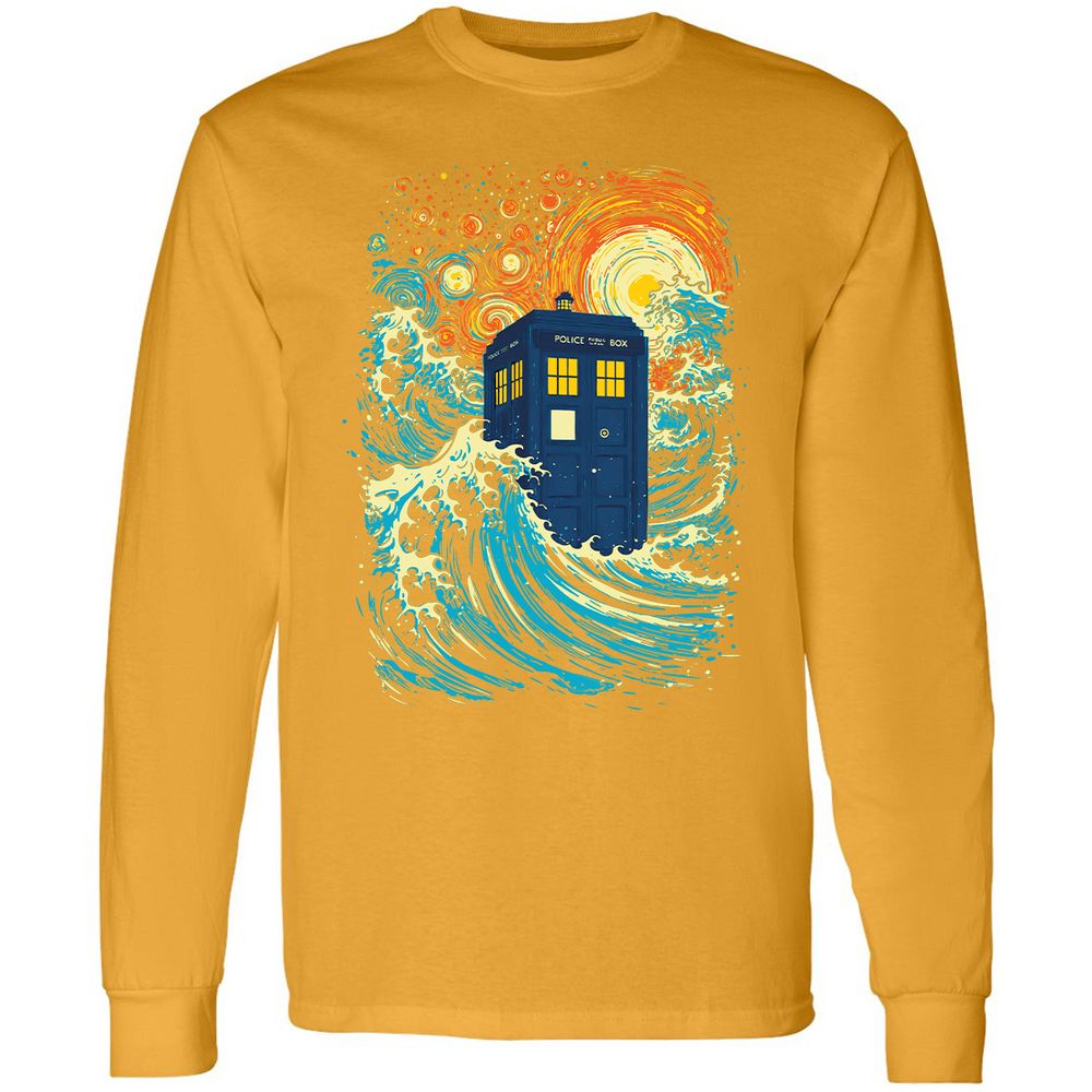 Long Sleeve T-Shirt - 3CTRKWKG - Gold - 9
