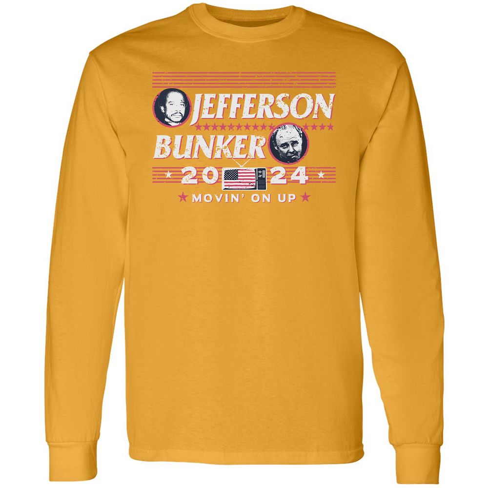Long Sleeve T-Shirt - 2D88H6LE - Gold - 9