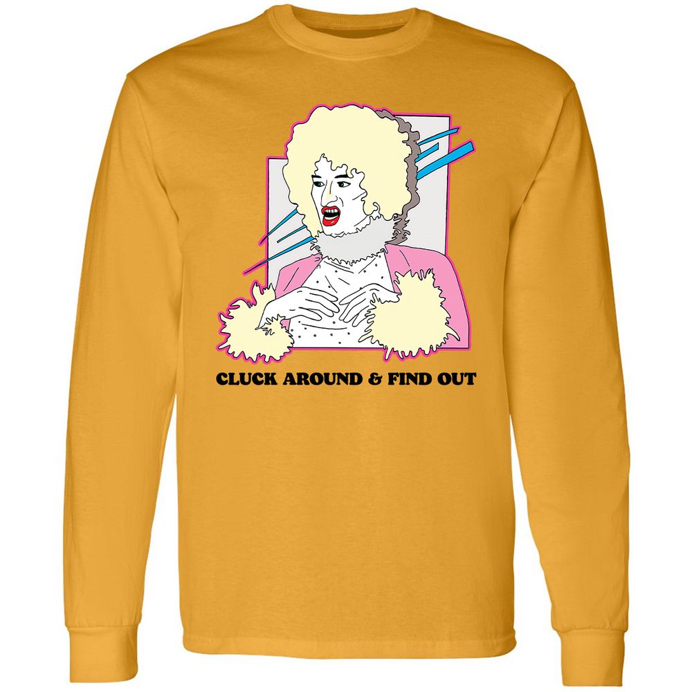 Long Sleeve T-Shirt - 4TNBMZRL - Gold - 9