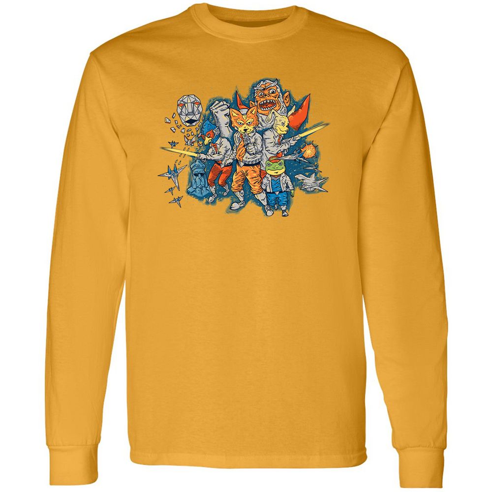 Long Sleeve T-Shirt - ZBWGULX3 - Gold - 9