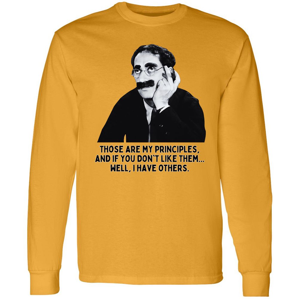 Long Sleeve T-Shirt - NRZGMQT2 - Gold - 9