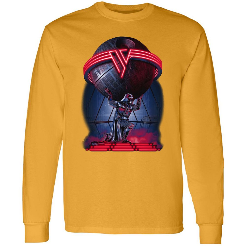 Long Sleeve T-Shirt - 8A3NSYZQ - Gold - 9