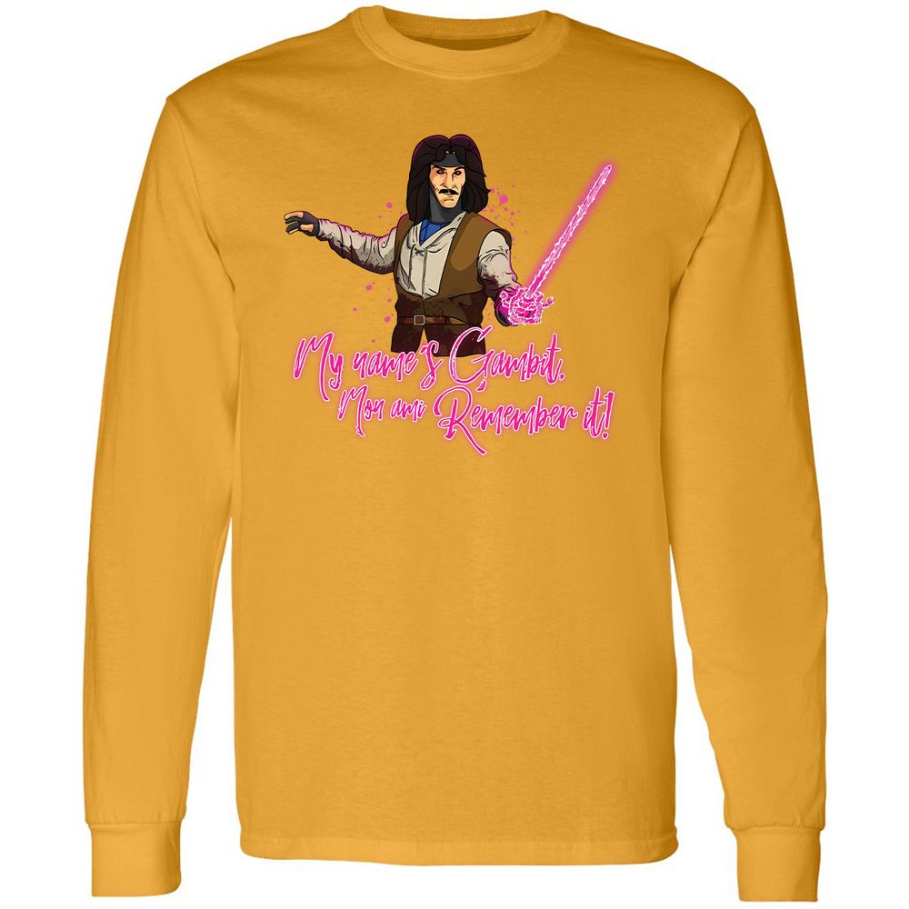 Long Sleeve T-Shirt - BQG8E9MS - Gold - 9