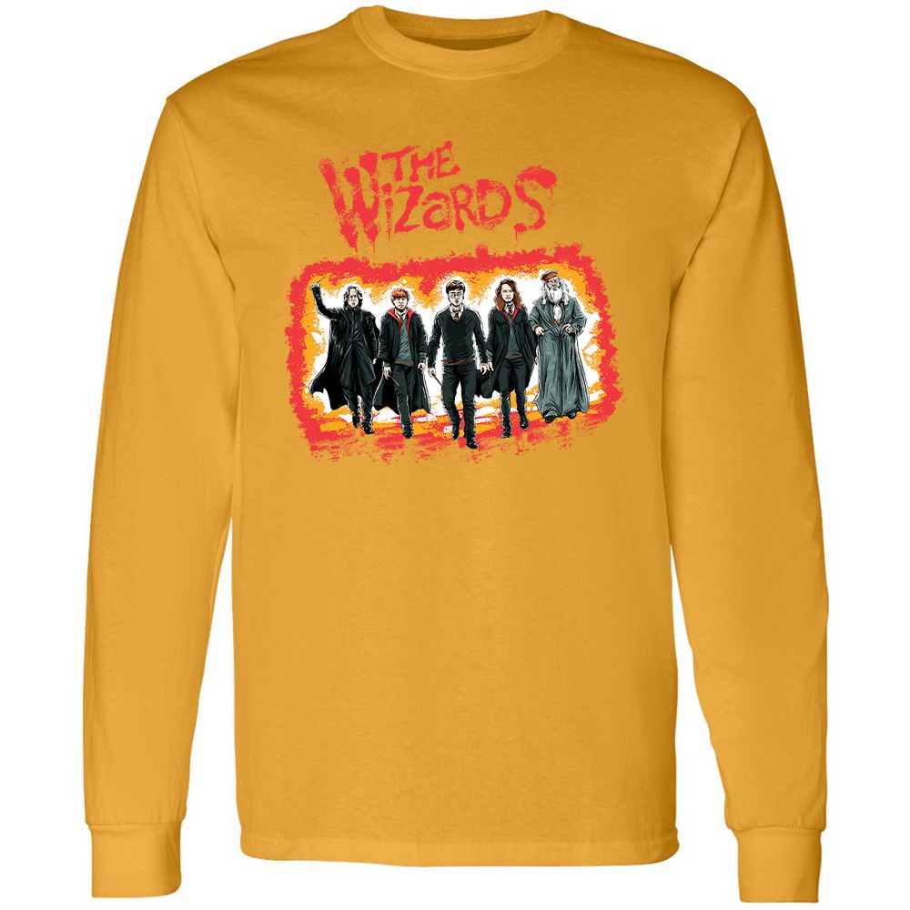 Long Sleeve T-Shirt - DA3ZT85M - Gold - 9