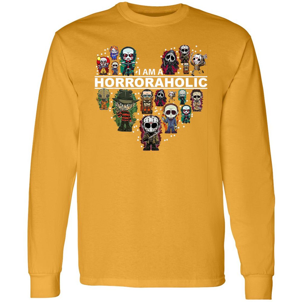 Long Sleeve T-Shirt - QGLPTHFT - Gold - 9