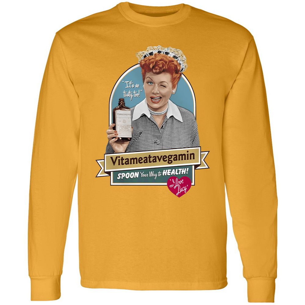 Long Sleeve T-Shirt - 8L6BJWEQ - Gold - 9