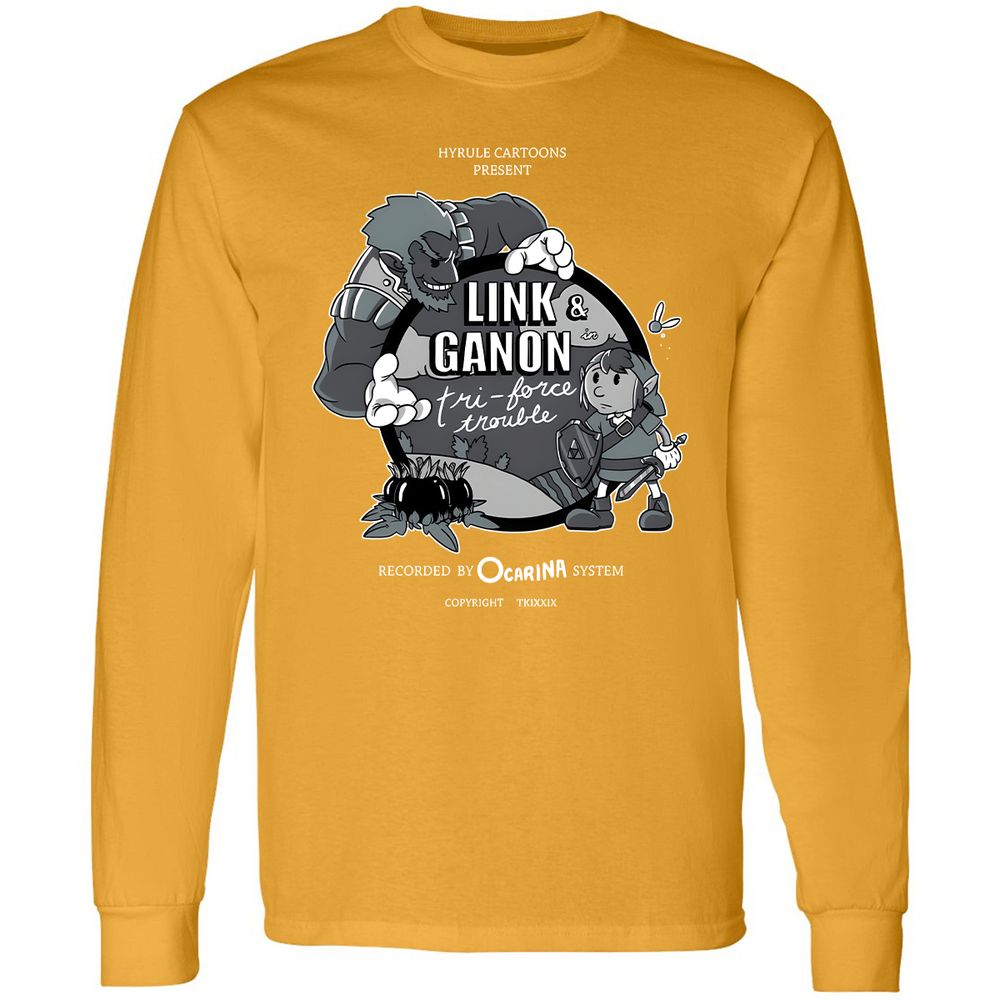Long Sleeve T-Shirt - FDL9J2FV - Gold - 9