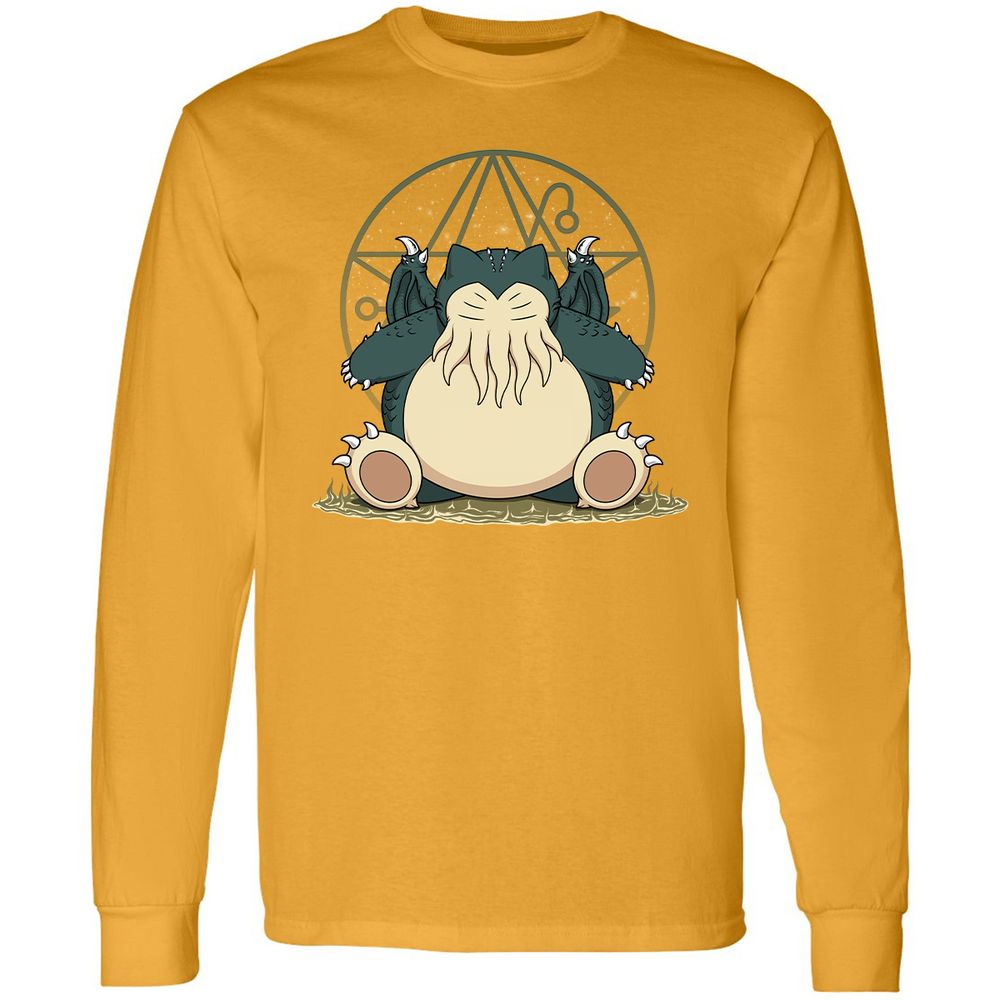 Long Sleeve T-Shirt - KTJYXRQ3 - Gold - 9
