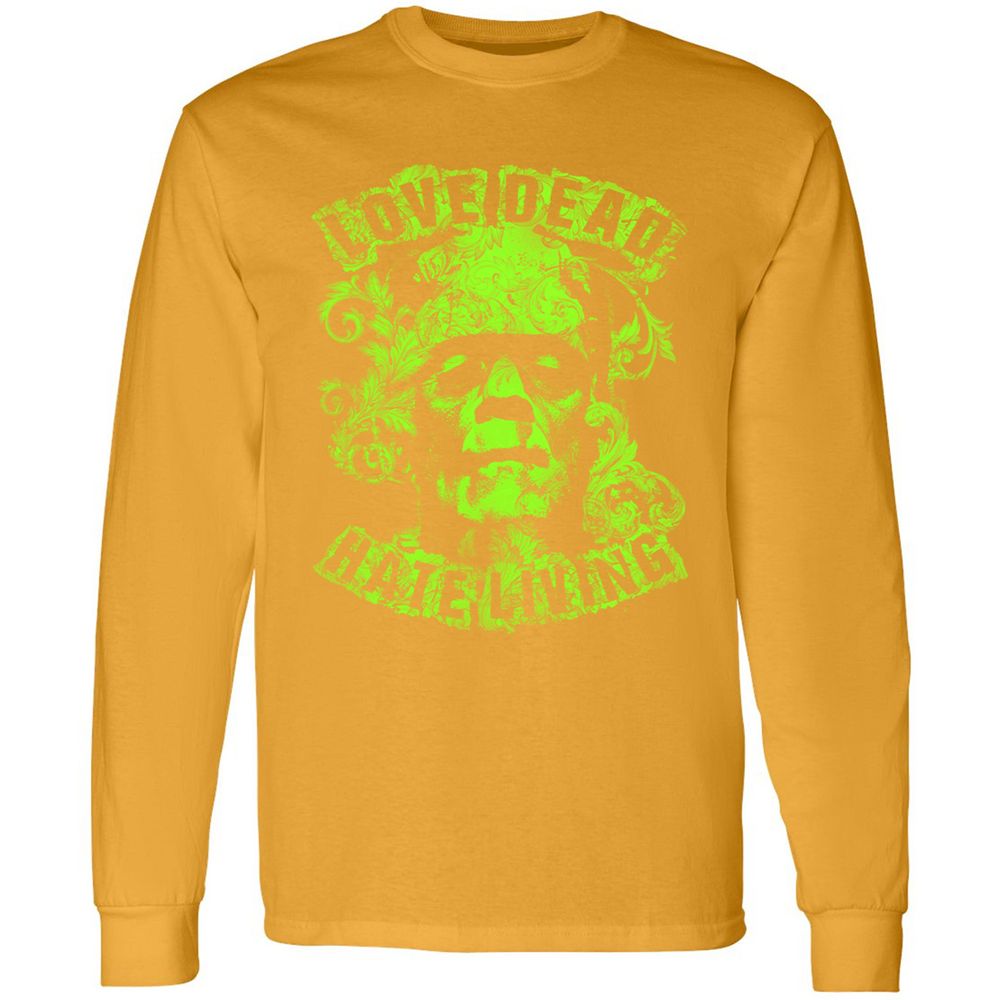 Long Sleeve T-Shirt - 8MMRTVX3 - Gold - 9