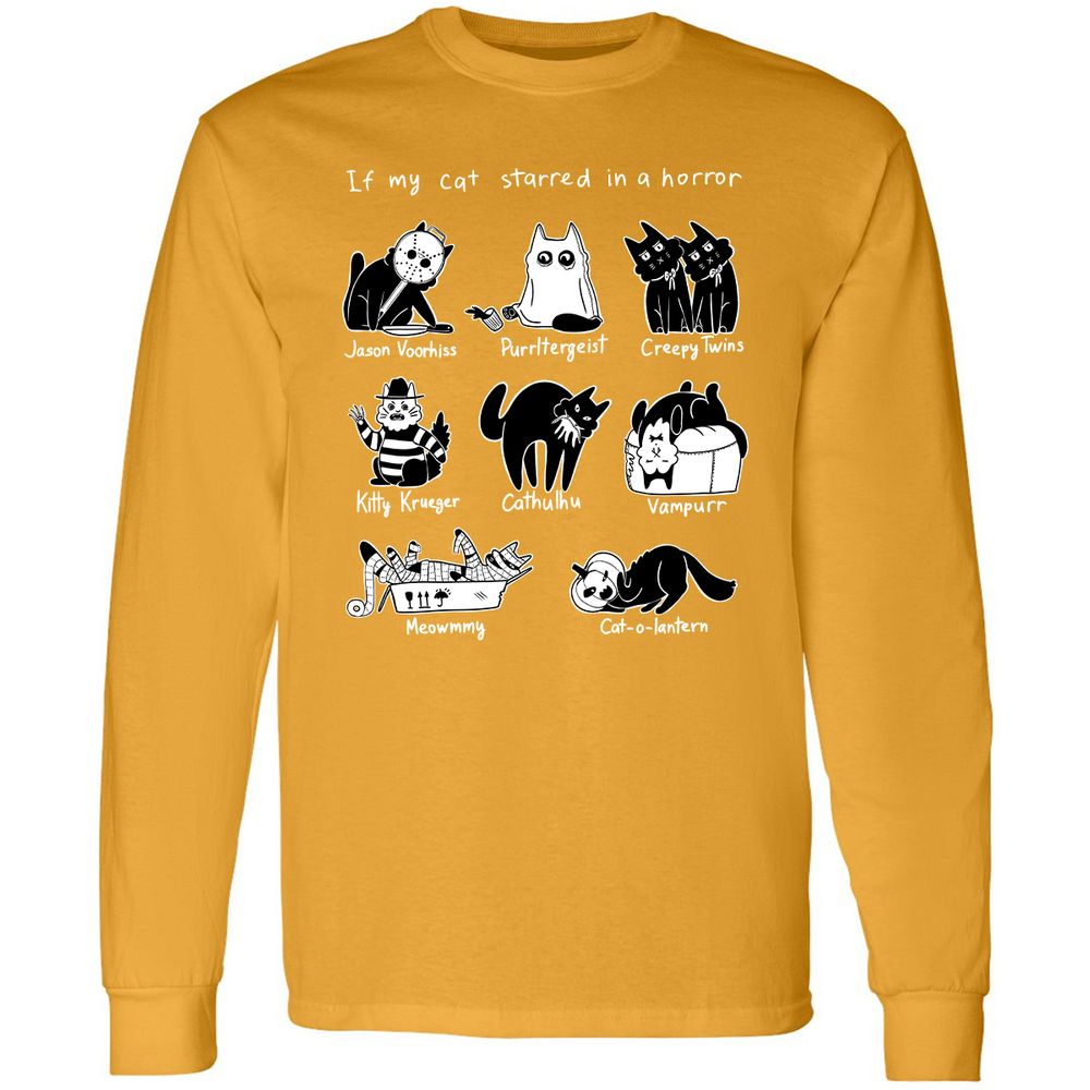 Long Sleeve T-Shirt - AELJHD4Z - Gold - 9