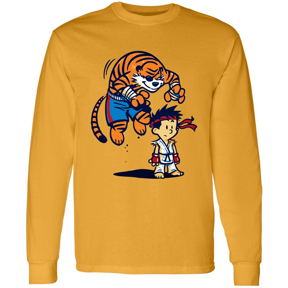 Long Sleeve T-Shirt - SWRT7JJV - Gold - 9