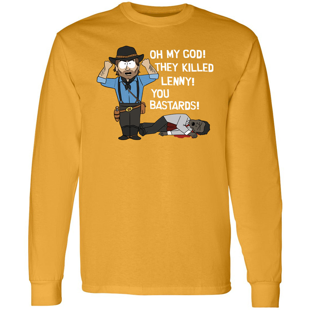 Long Sleeve T-Shirt - JJHRPBCZ - Gold - 9