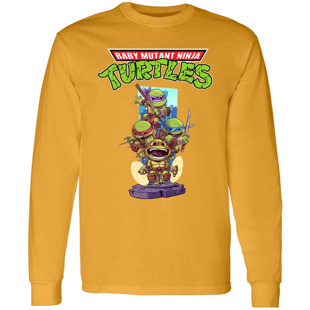 Long Sleeve T-Shirt - 67QUGFET - Gold - 9