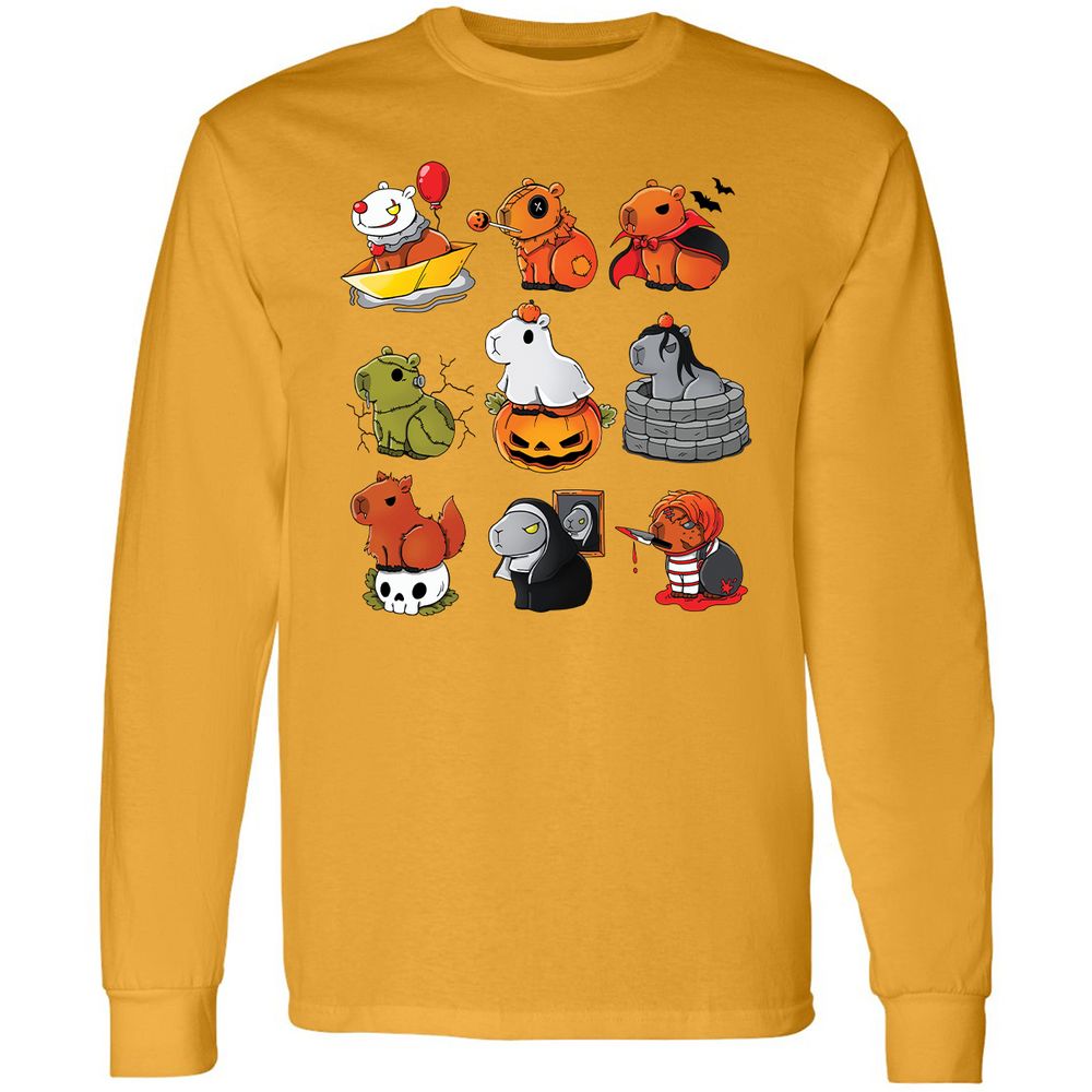 Long Sleeve T-Shirt - WPKRRE5L - Gold - 9