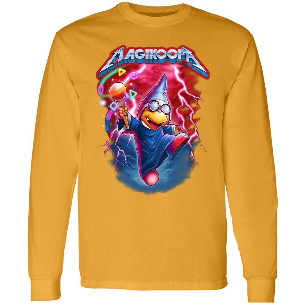Long Sleeve T-Shirt - 3DVKE71C - Gold - 9