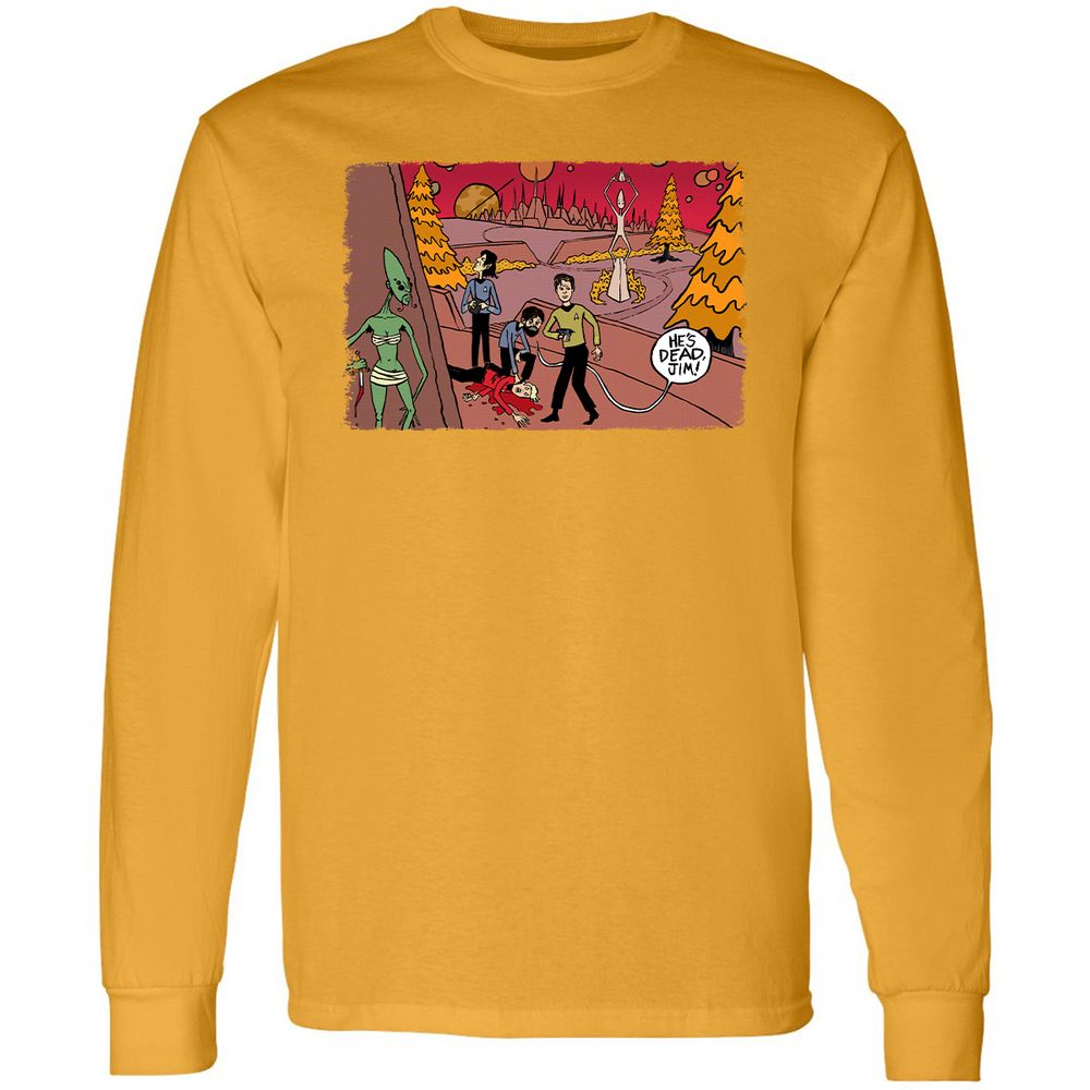 Long Sleeve T-Shirt - AWUH78MH - Gold - 9