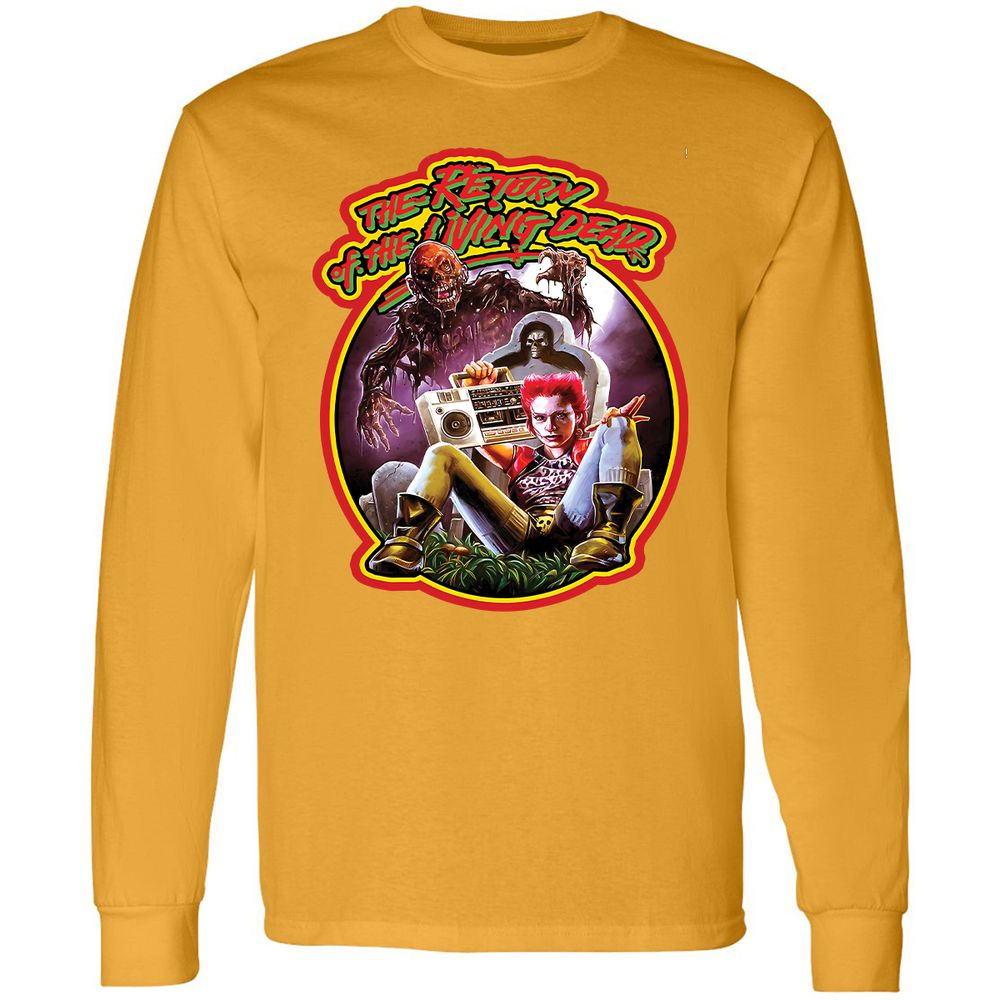 Long Sleeve T-Shirt - Q6SLMM2L - Gold - 9