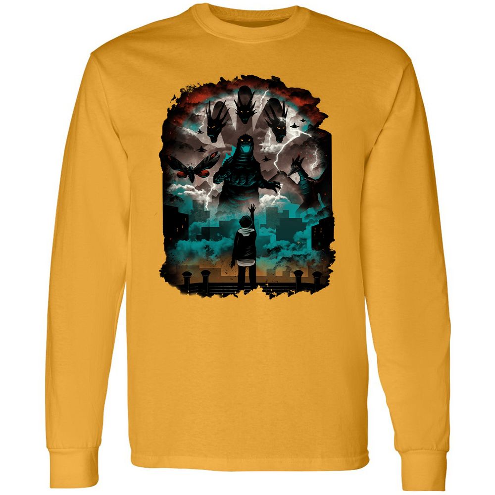 Long Sleeve T-Shirt - CG2QWG75 - Gold - 9