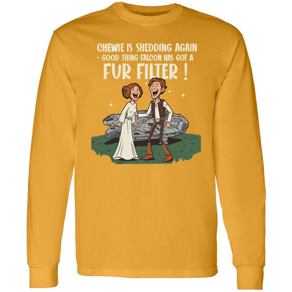 Long Sleeve T-Shirt - SHZEEP74 - Gold - 9