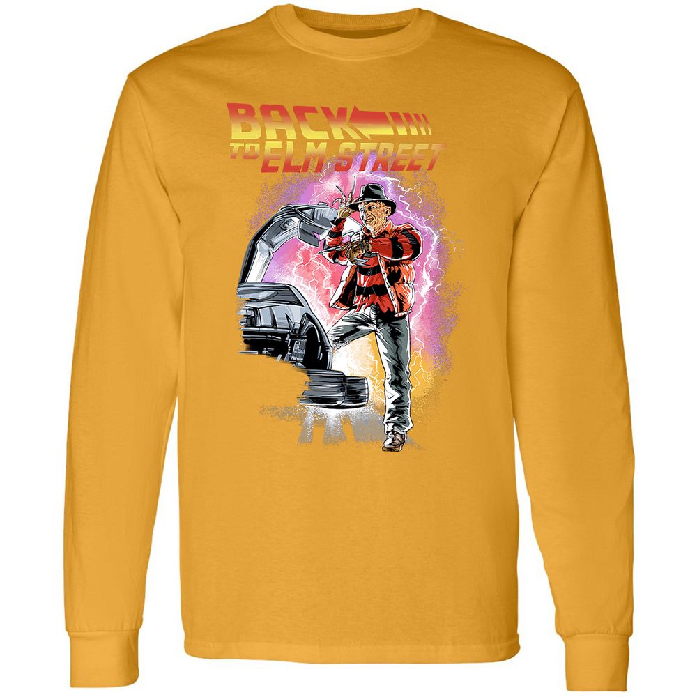 Long Sleeve T-Shirt - T7QL9NPA - Gold - 9