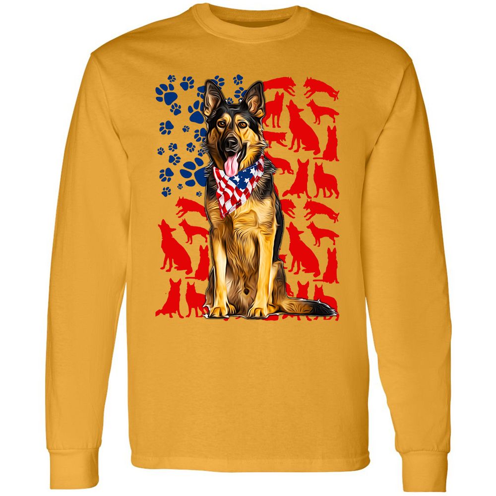 Long Sleeve T-Shirt - JUSGPTV1 - Gold - 9