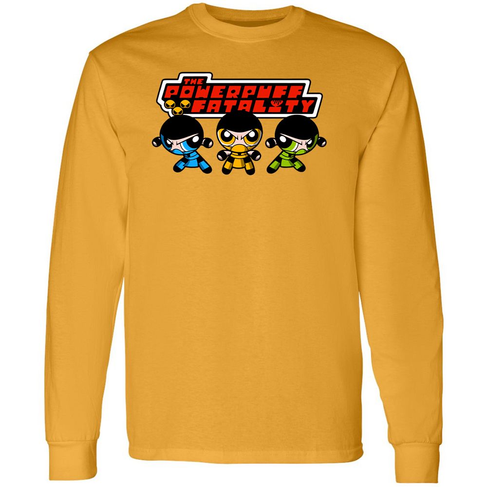 Long Sleeve T-Shirt - QPYDRZFX - Gold - 9