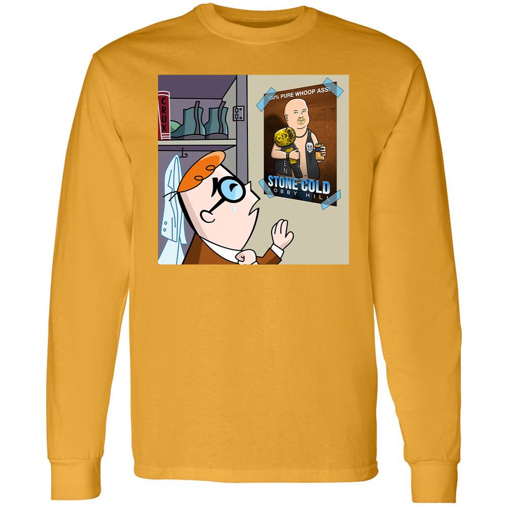 Long Sleeve T-Shirt - S6NS5QV7 - Gold - 9