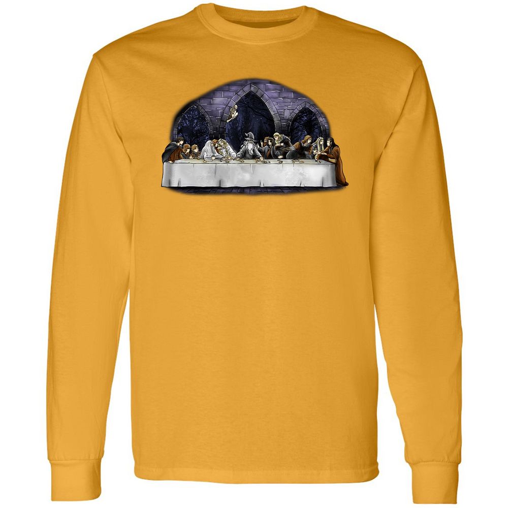 Long Sleeve T-Shirt - ZB3AHBG5 - Gold - 9