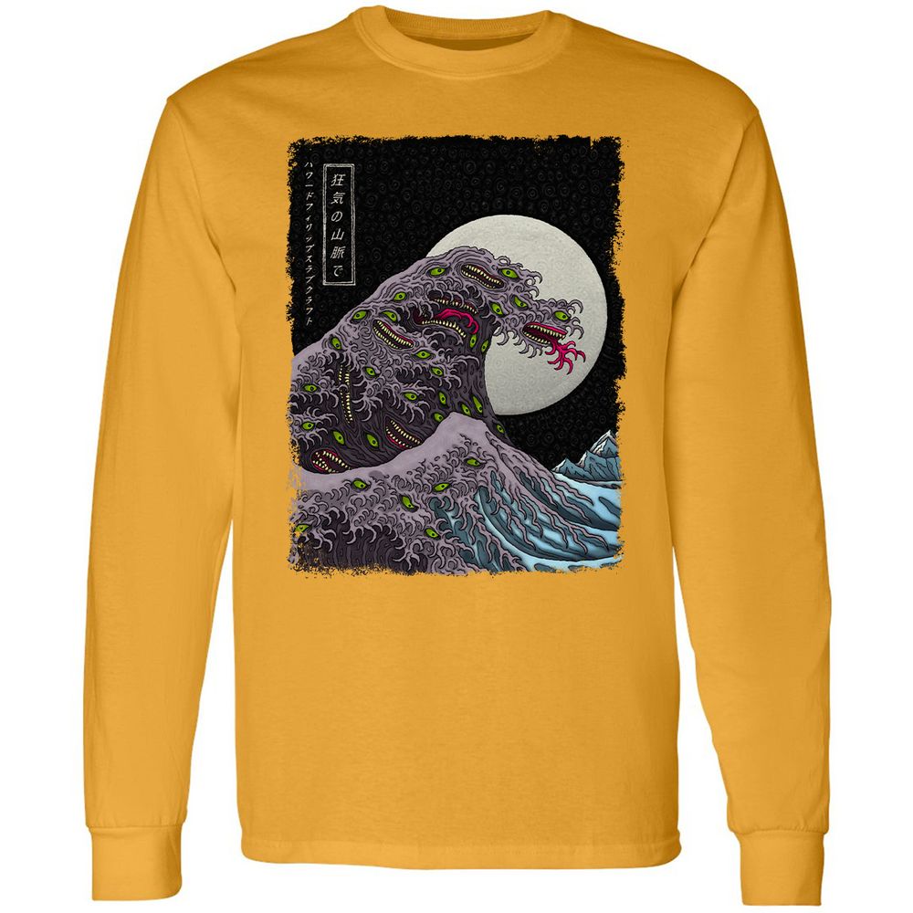 Long Sleeve T-Shirt - Q18HKTWW - Gold - 9