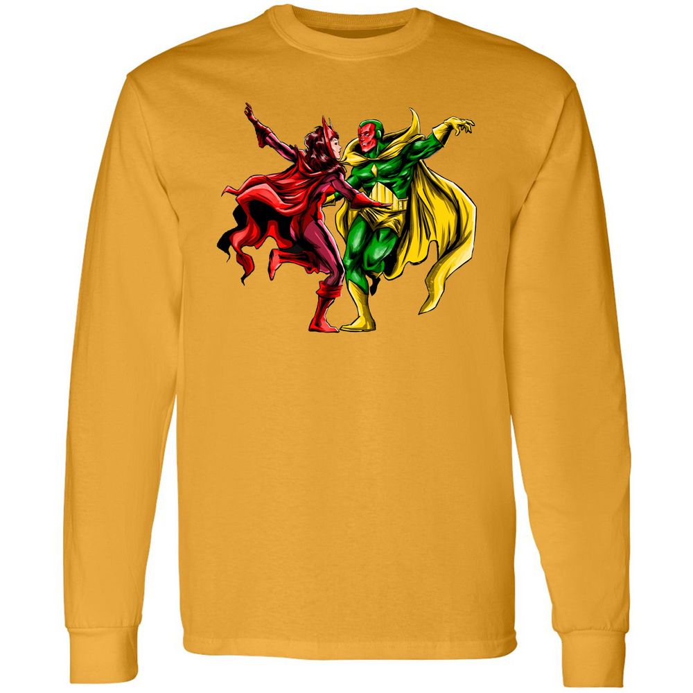 Long Sleeve T-Shirt - CHJVFYWT - Gold - 9