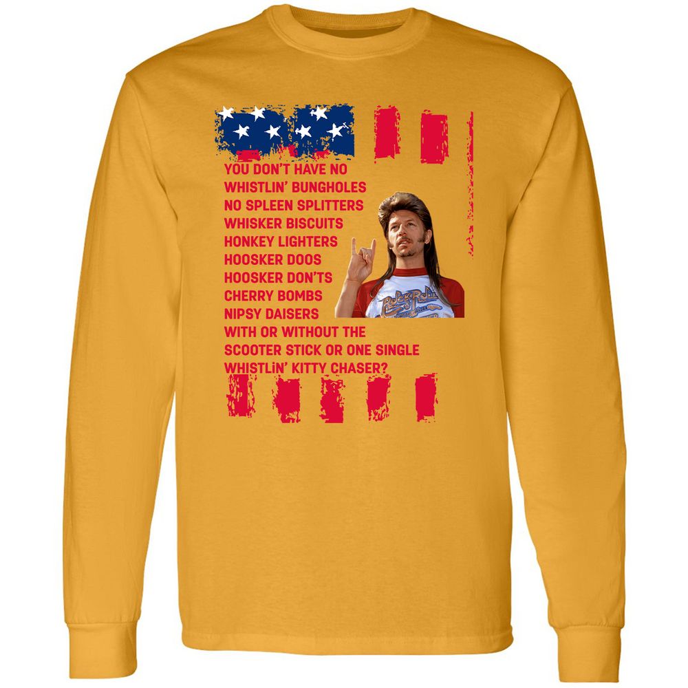 Long Sleeve T-Shirt - HVGMVYQ6 - Gold - 9