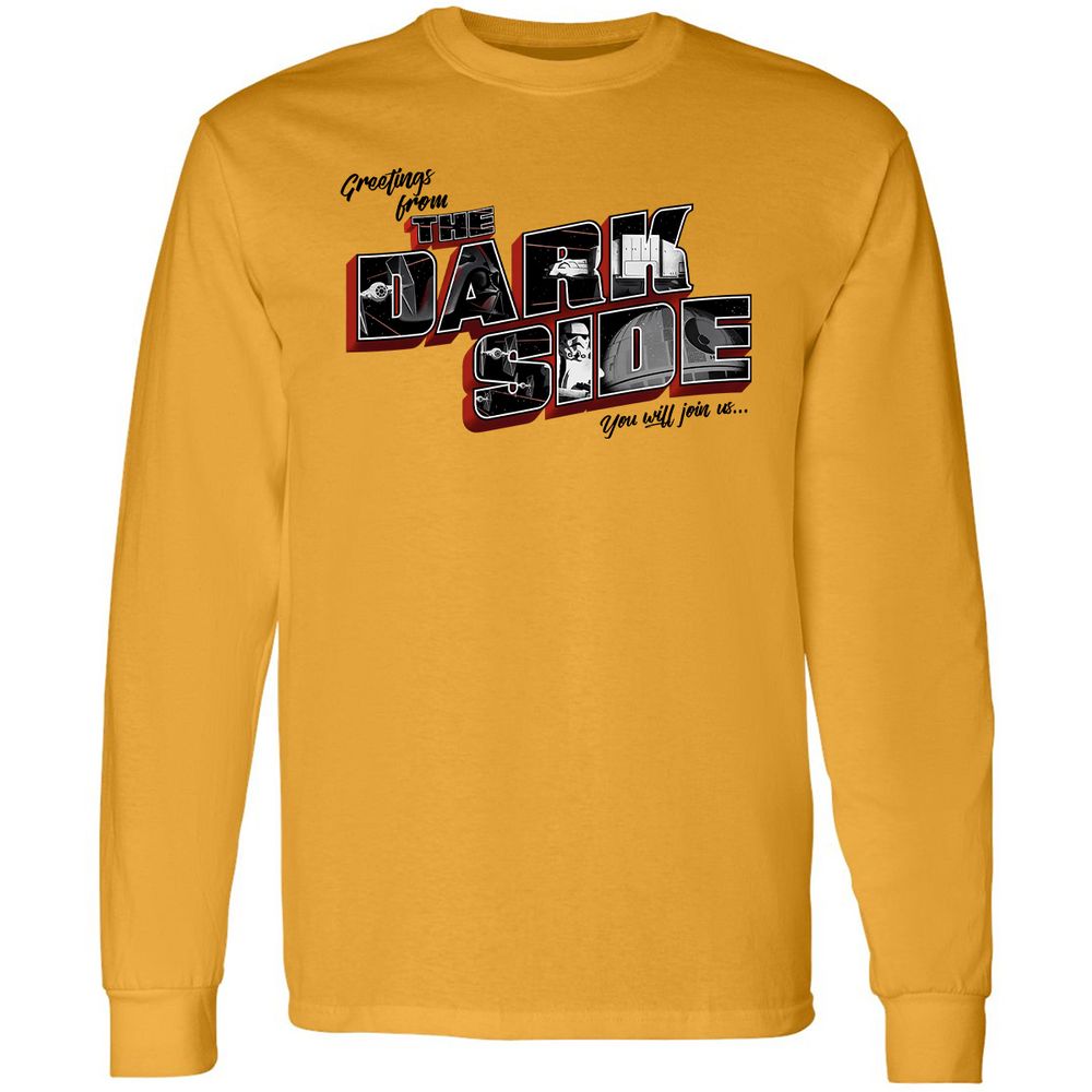 Long Sleeve T-Shirt - XYPKP3WG - Gold - 9