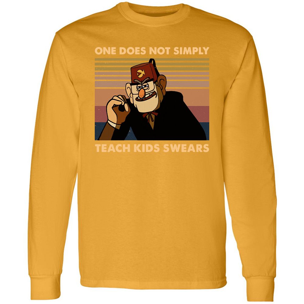 Long Sleeve T-Shirt - Q5MFWP4B - Gold - 9