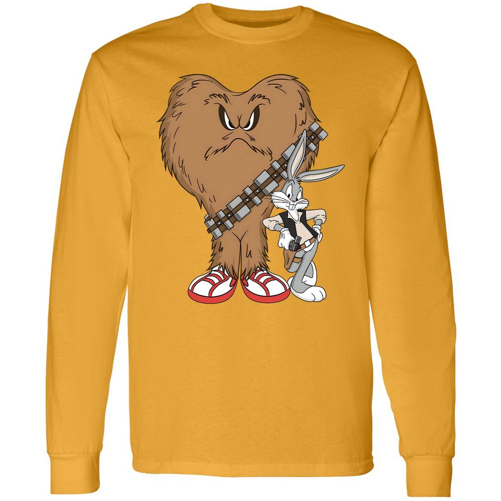 Long Sleeve T-Shirt - FYP5A8FZ - Gold - 9