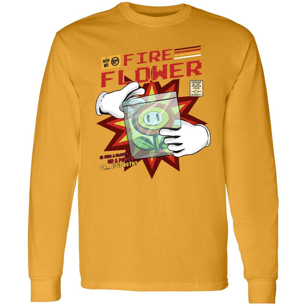 Long Sleeve T-Shirt - ANVK3B6Z - Gold - 9