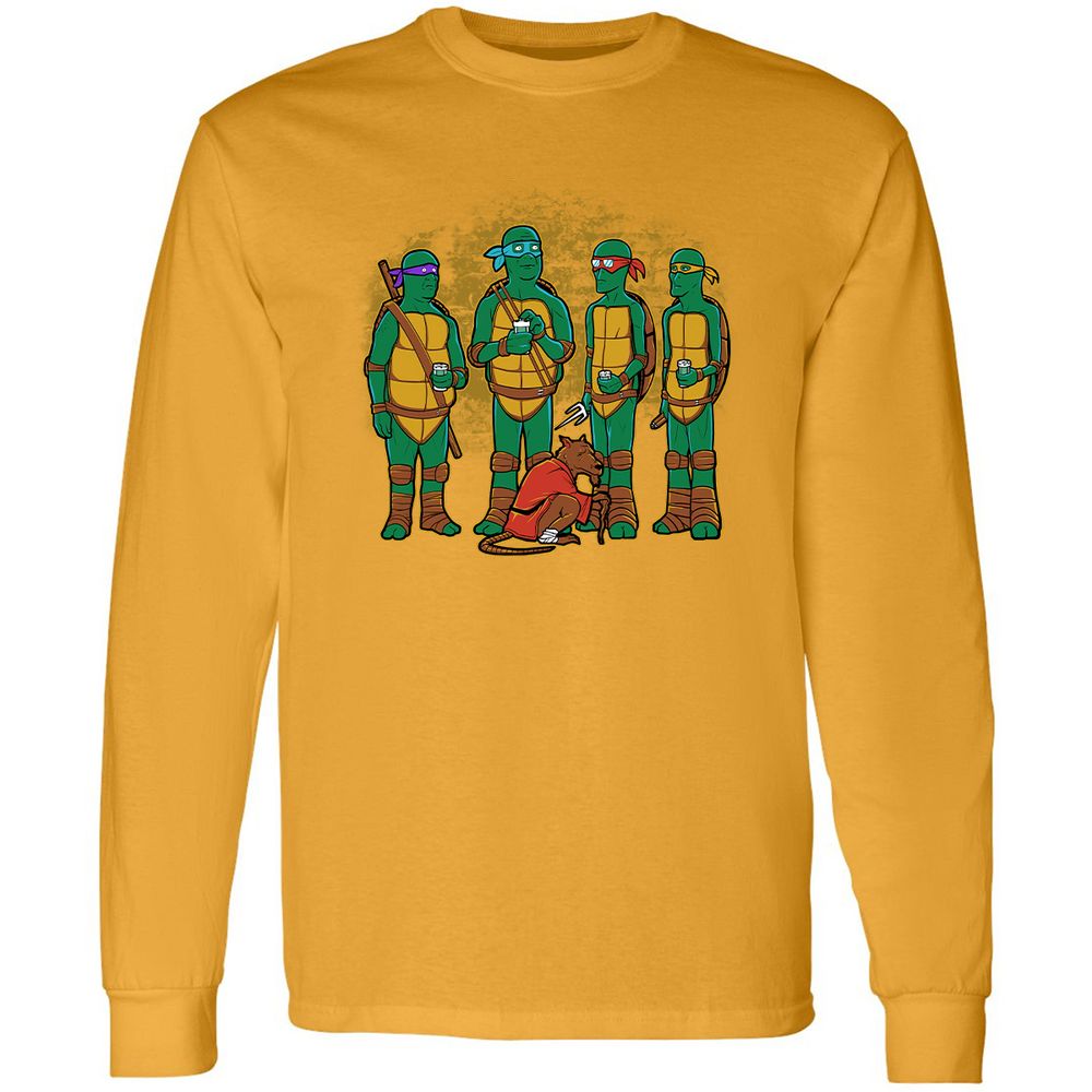 Long Sleeve T-Shirt - 9C6VX44S - Gold - 9